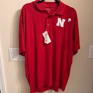 NWT Nebraska Polo Shirt